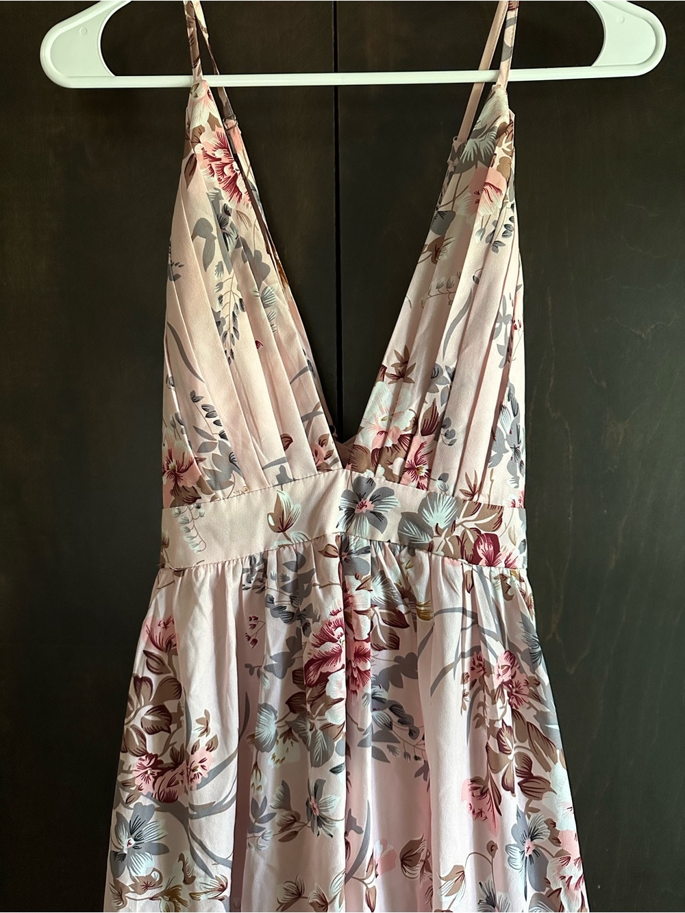 SHEIN Light Pink Floral Maxi Dress - Picture 5 of 10